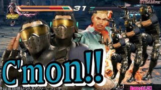 【TEKKEN7/steam】イケメンレイウーロンと気持ちよくやってたのに… Barechi vs official Tmac Steve vs Lei「鉄拳7 シーズン3 スティーブ」