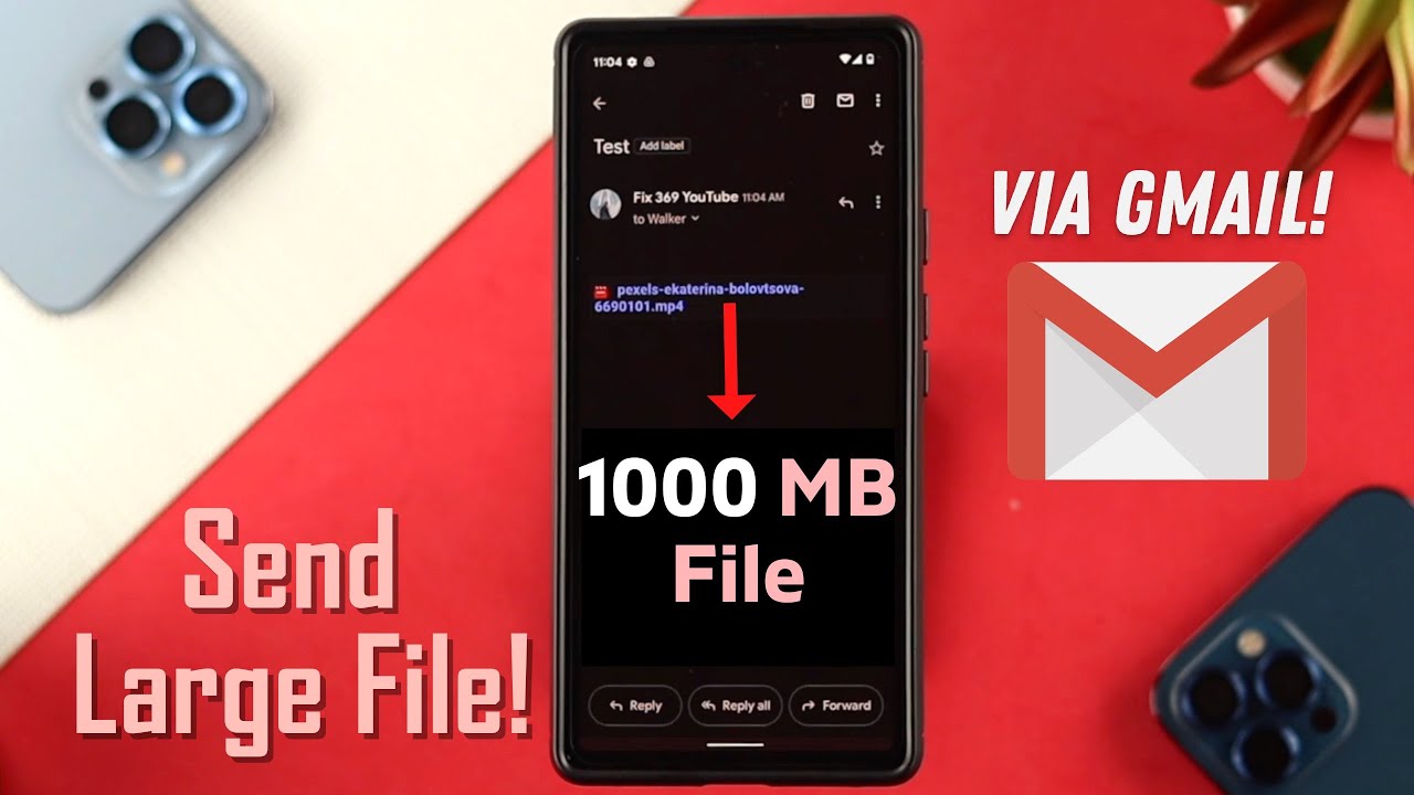 How To Send Large Files Via Gmail More Than 25MB [Android/IOS] - YouTube