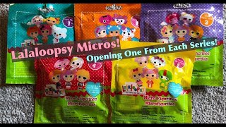 Opening One Lalaloopsy Micro Figurines Doll From Each Series - Lalaloopsy Micros Series 1 - 5