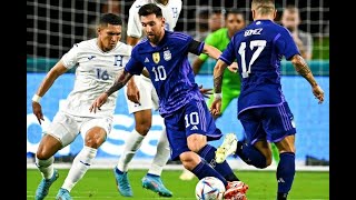 Argentina Vs Honduras | Extended Highlights & All Goals | Messi Crazy Performance | 22-23