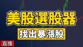 🔴美股選股器直播 | 暴漲股實時掃描 | 股票短線日內交易