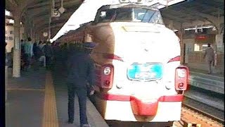 【車内放送】特急しらさぎ5号（485系　鉄道唱歌　名古屋発車後）