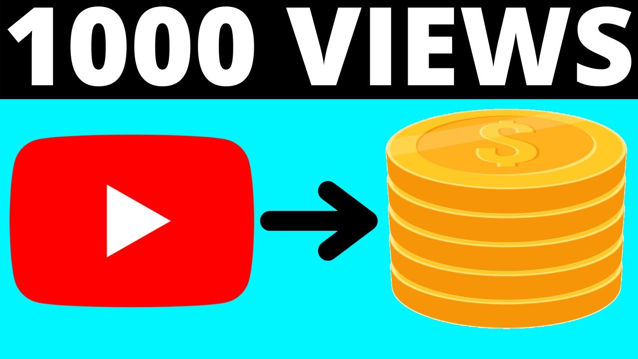 How Much YouTube Pays You For 1,000 Views - YouTube