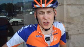 Rabobank's Robert Gesink at Carmichael Training Systems