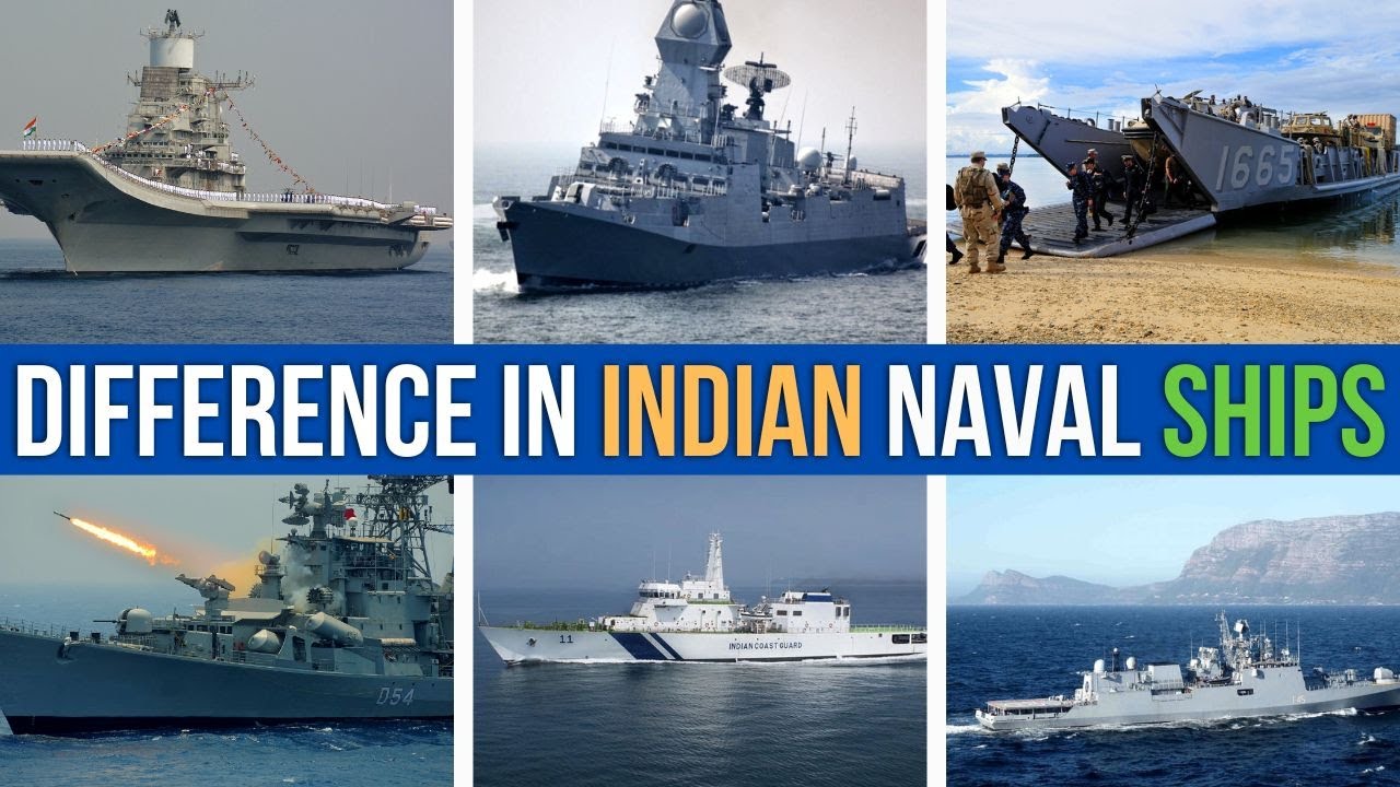 Difference In Naval Ships | Indian Navy Ships In Hindi | Different ...