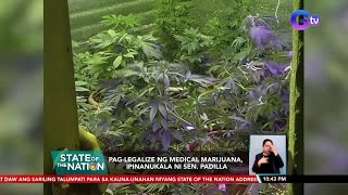 Pag-legalize ng medical marijuana, ipinanukala ni Sen. Padilla | SONA
