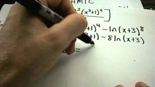 Logarithmic Differentiation - Basic Idea and Example