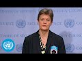 UK on COVID vaccination ceasefire & Myanmar- Media Stakeout (26 February 2021)