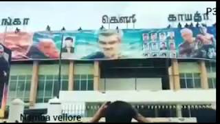 VIVEGAM FDFS - THALA AJITH Cut Out Open Mass Scene VIVEGAM FIRST DAY FIRST SHOW CELEBRATIONS !!