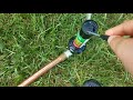 rain bird 32sasp rotor on hose end spike review and performace