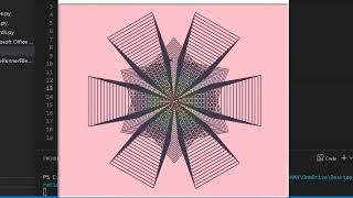 Python pattern program to print amazing pattern using turtle module for beginners part -17 #beginner