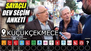 Küçükçekmece'de AKP ve CHP Oyları Yarışıyor !!! | 2023 Seçim Anketleri (SAYAÇLI)