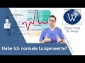 Lungenfunktion: Gesunde Lungenwerte? Schlechte Werte nach einem Lungentest (z.B. Spirometrie)