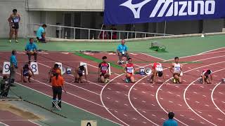 Nat'l Corp Champ2017 Men's100m semi Final heat1 Syota IIZUKA10.28(+0.7) 飯塚翔太 九鬼巧 長田拓也