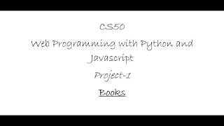 Project1 | CS50's Web Programming with Python and Javascript | HarvardX