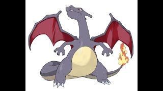 リザードン　色違い　Shiny Charizard Pokemon Fire Red Leaf Green