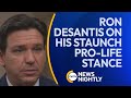 Florida Governor Ron DeSantis on His Staunch Pro-Life Stance | EWTN News Nightly