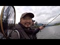 we chased vedder river chinook salmon for one week fishing with rod