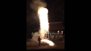 国府・大社神社手筒花火奉納大筒2016年