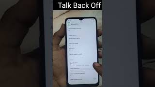 How To Remove TalkBack OPPO A5 2020 || OPPO A5 2020 Talk Back Off Kaise Kare ⚡⚡#shorts #talkback