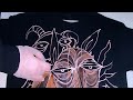 bleach art surreal and grotesque designs on t shirt step by step bleach art