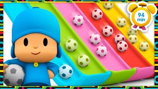 🔢 Learn Numbers with Color Balls & The Magic Slide [94min] Full Episodes |VIDEOS & CARTOONS for KIDS