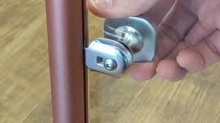 Walk-thru Door Operation | How The Door Works on Clearly Loved Pets Lucidium Pens