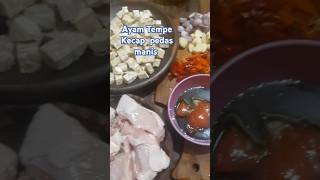 BANTU MASAK IBU MERTUA #ayamkecap#tempe#masak#mertua#diary #aswin