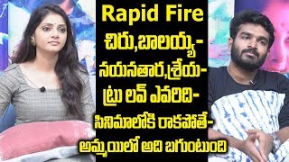 Raja Vaaru Rani Gaaru Hero and Heroine Funny answers in rapid fire with anchor ramavath|Fridayposter