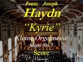 Haydn - Kleine Orgelmesse - Hob XXII:7 - Kyrie - Score