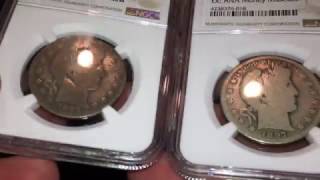 Graded Key Date Barber Half Dollars! 1897-O and 1897-S! Auction Wins!