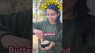 Butter gulkand kazhikkan poyalo? 🤔expectations vs reality 🤭 #shorts #gulkand #buttergulkand