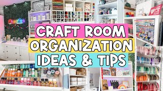 🌟Genius Craft Room Organization & Storage Ideas |  Craft Room Tour 2025