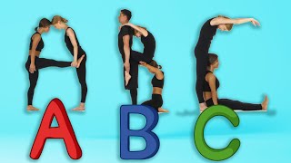 People Forming Alphabet ABC Letters | Creative Human Alphabet| Fun and Educational