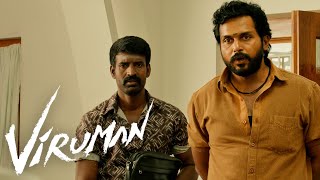 Viruman Tamil Movie | Prakash Raj throws a treat to Aditi Shankar | Karthi | Aditi Shankar | Soori