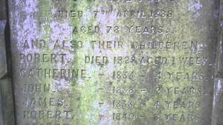 Andrew Stevenson Gravestone Newtyle Angus Scotland