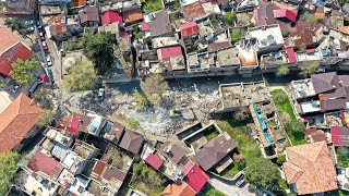 Sarayaltı Yolu’nda yıkımlar başladı