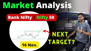 Market Analysis for 16 November | Bank Nifty & Nifty Prediction For Tomorrow |Boom Trade | Aryan Pal