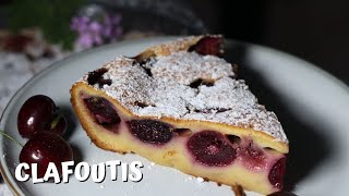 The Super easy Cherry Clafoutis Recipe | reduced sugar recipe 😍