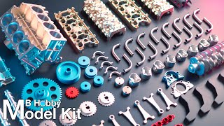 Build a V8 Engine Model Kit | Speed Build | Stirlingkit
