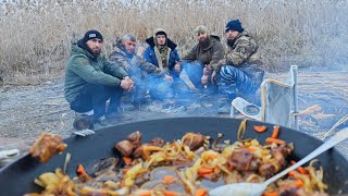 Зимняя рыбалка с братьями Дагестан средний канал