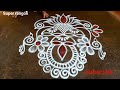 aadi18 simple kolam 5*1aadivelli villaku kolam aadiperuku kolam diyamuggulu bird kolam superrangoli