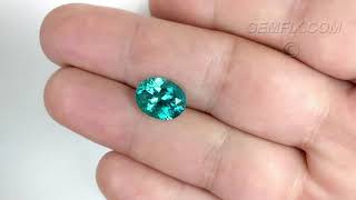 Blue Green Paraiba Color Tourmaline Oval | 5.23cts | #901