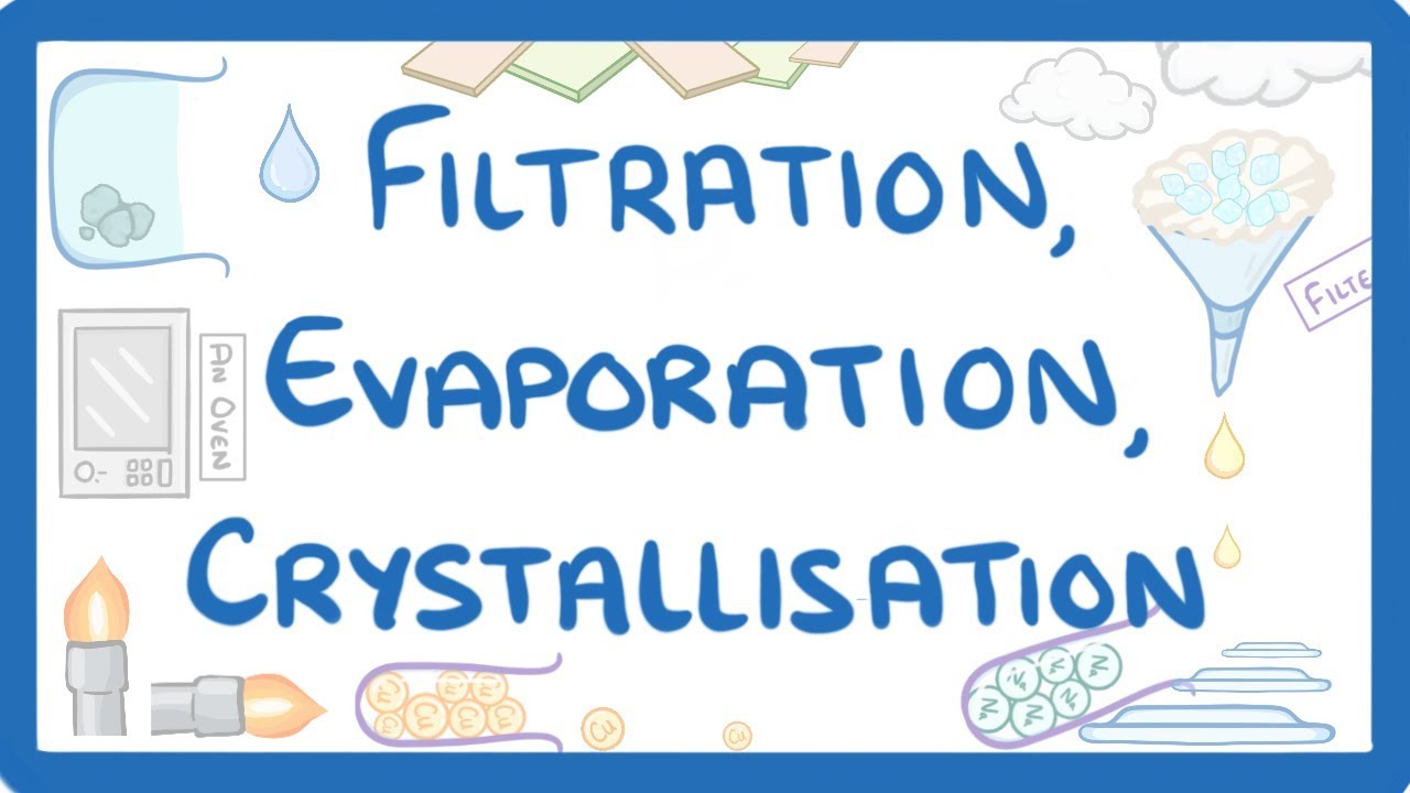 GCSE Chemistry - Filtration, Evaporation & Crystallisation #6 - YouTube