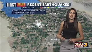 Swarm of 40 earthquakes recorded near the Salton Sea since 4 pm