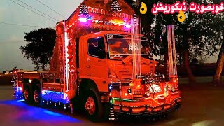 HINO FM8J TRUCKS PAIR, BEAUTIFUL LIGHTS  DECORATIONs,Truckart