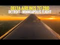 Delta Airlines 717-2BD [N993AT] Detroit to Minneapolis | Full Flight