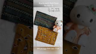 Kurtis with Potli Pant #HaneeFashion