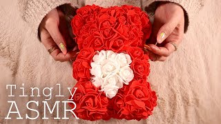 ASMR Rosey Bear Sounds 🌹🐻 (🎧 soft spoken, crinkles)