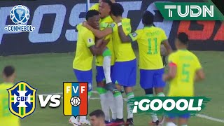 ¡Asistencia de Neymar! ¡GOOL de Magalhaes! | Brasil 1-0 Venezuela | CONMEBOL-Eliminatoria 2023